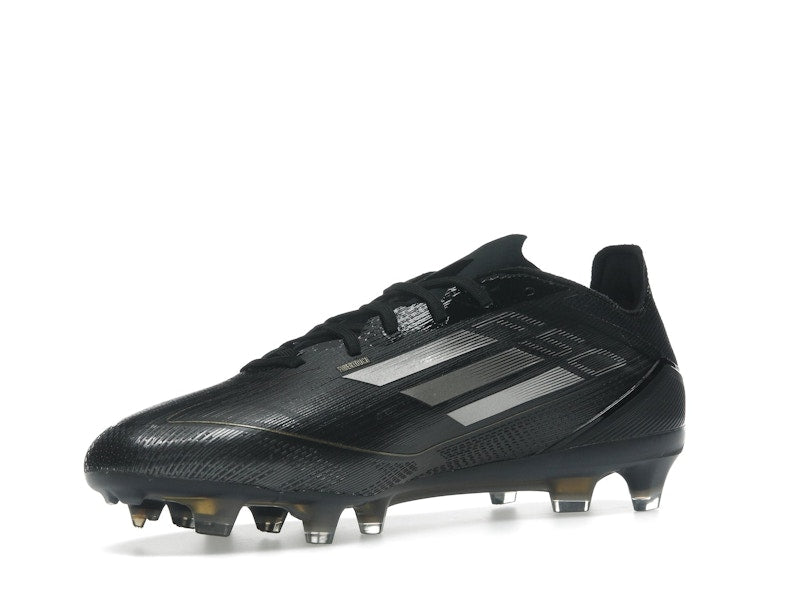 adidas F50 Pro FG Core Black Iron Metallic Gold Metallic