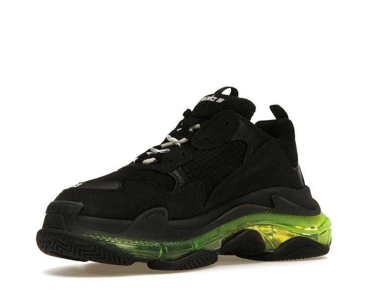 Balenciaga Triple S Black Yellow Fluo
