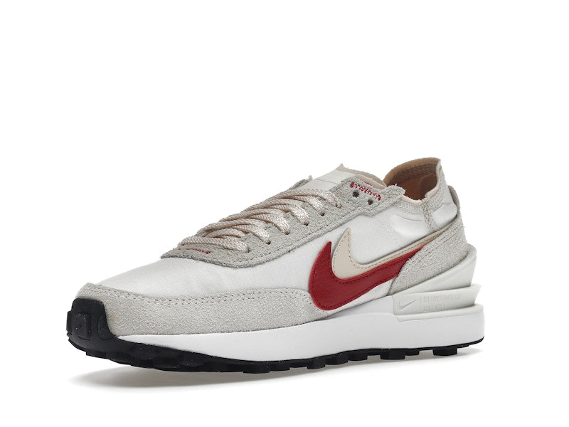 Nike Waffle One SE Sail Pearl White Black Gym Red (Women's)