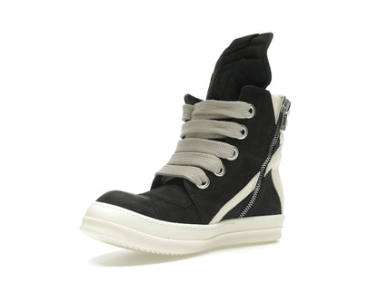 Rick Owens Geobasket Jumbo Lace High Black Milk
