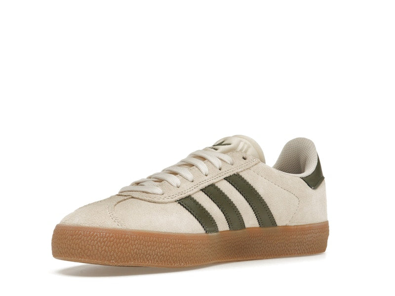 adidas Gazelle ADV Ecru Tint Focus Olive