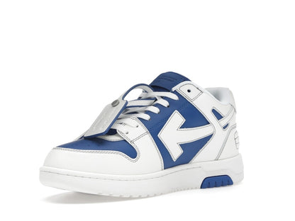 OFF-WHITE Out Of Office OOO Low Tops White Dark Blue