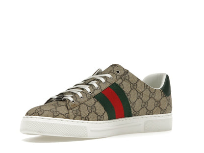 Gucci Ace Web Beige Ebony