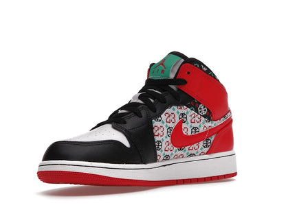 Jordan 1 Mid SE Ugly Christmas Sweater (GS)