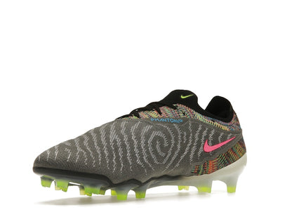 Nike Gripknit Phantom GX Elite Fusion FG Black White Blue Glow Volt