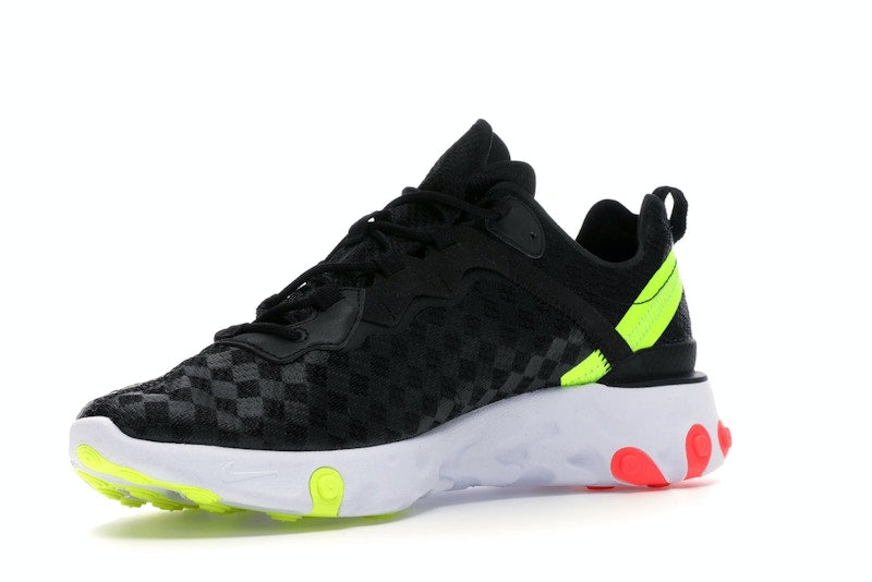 Nike React Element 55 Black Crimson Volt