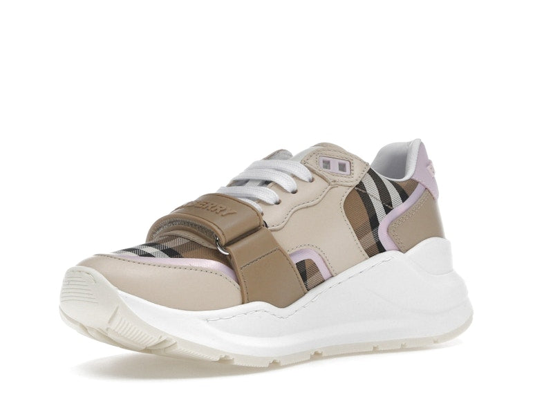 Burberry Ramsey Vintage Check Sneaker Beige Taupe Brown (Women's)