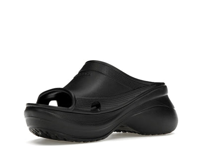 Balenciaga x Crocs Pool Slide Sandals Black (Women's)