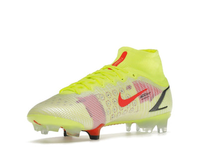Nike Mercurial Superfly 8 Elite FG Volt Black Bright Crimson