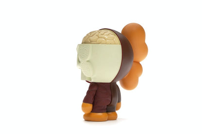KAWS Bape Dissected Baby Milo Vinyl Figure Brown