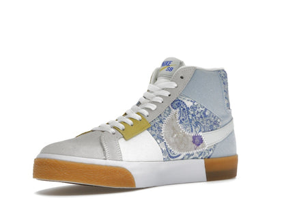 Nike SB Zoom Blazer Mid Premium Floral Paisley Boarder Blue