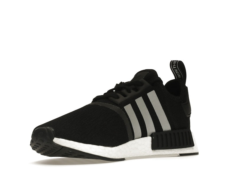 adidas NMD R1 Black Silver Solar Red