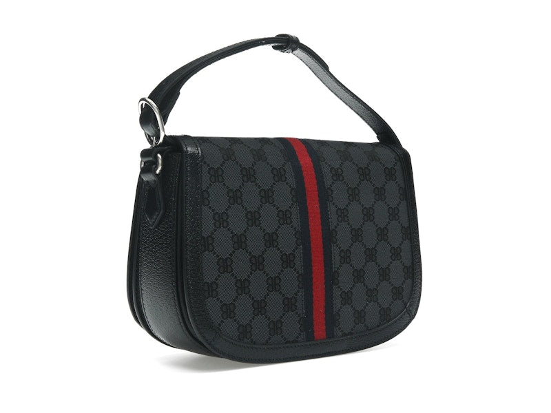 Gucci x Balenciaga The Hacker Project Medium Shoulder Bag Black