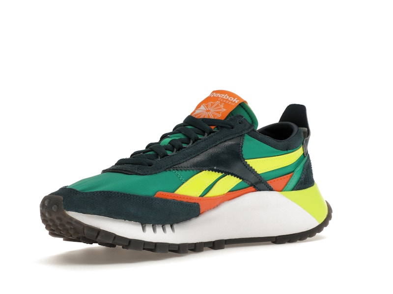 Reebok Classic Leather Legacy Court Green Solar Yellow
