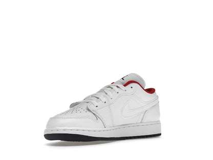 Jordan 1 Low White Gym Red Black (GS)