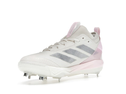 adidas Adizero Instinct+ 2.0 Chalk White Silver Metallic Clear Pink (Women's)