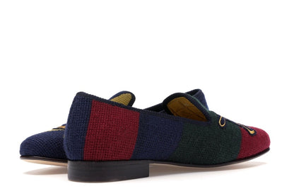 Ralph Lauren Formal Slipper Palace Engineered Equestrian Print