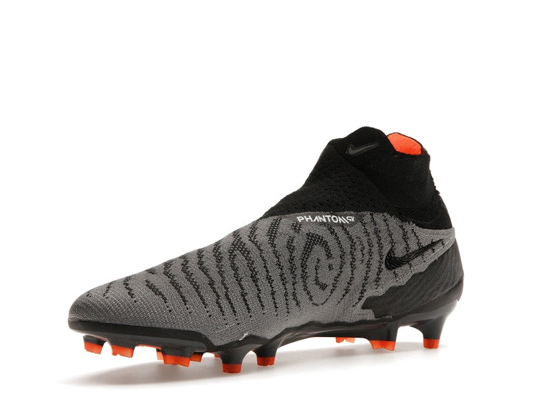 Nike Gripknit Phantom GX Elite Dynamic Fit FG Black Dark Smoke Grey Total Orange