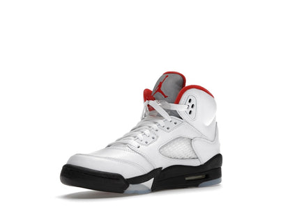 Jordan 5 Retro Fire Red Silver Tongue (2020) (GS)