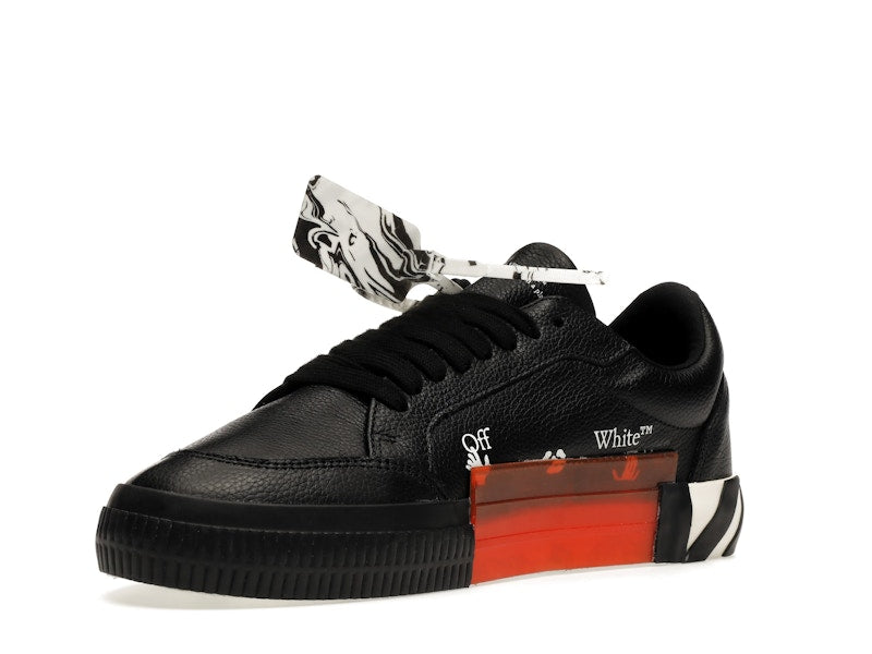 OFF-WHITE Vulc Low Leather Black White FW21