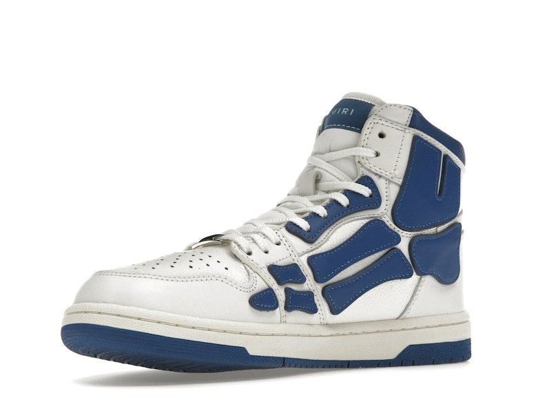 AMIRI Skel Panelled High Top White Blue