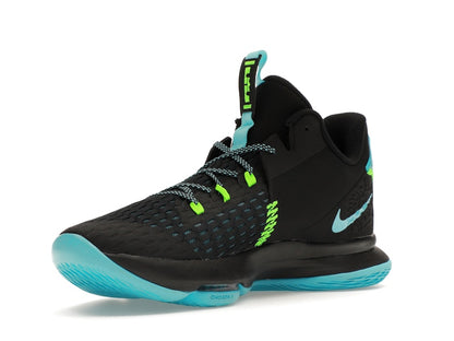 Nike LeBron Witness 5 Black Light Blue Fury
