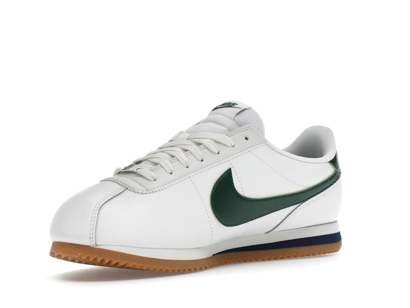 Nike Cortez Leather Summit White Fir Midnight Navy