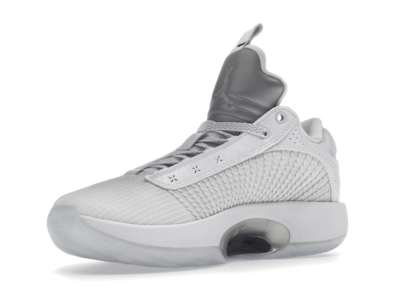 Jordan XXXV Low Metallic Silver (Clear Sole)