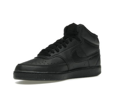 Nike Court Vision Mid Next Nature Triple Black