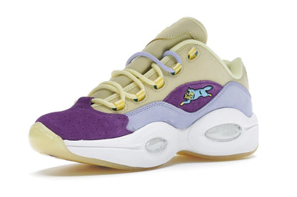 Reebok Question Low BBC Ice Cream Running Dog Yellow Purple