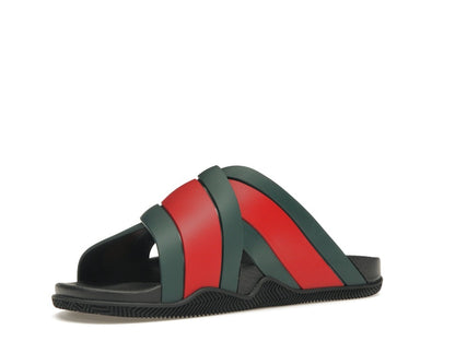 Gucci Web Slide Black Rubber
