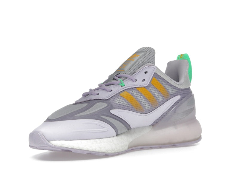 adidas ZX 2K Boost 2.0 Purple Tint Semi Solar Gold Matte Silver (Women's)