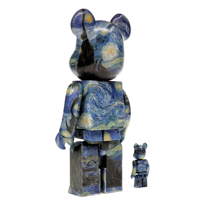 Bearbrick Vincent van Gogh The Starry Night 100% & 400% Set