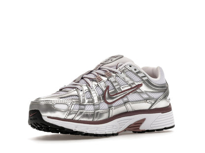 Nike P-6000 White Metallic Silver Tattoo (Women's)