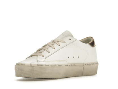 Golden Goose Hi Star White Glitter Gold (Women's)