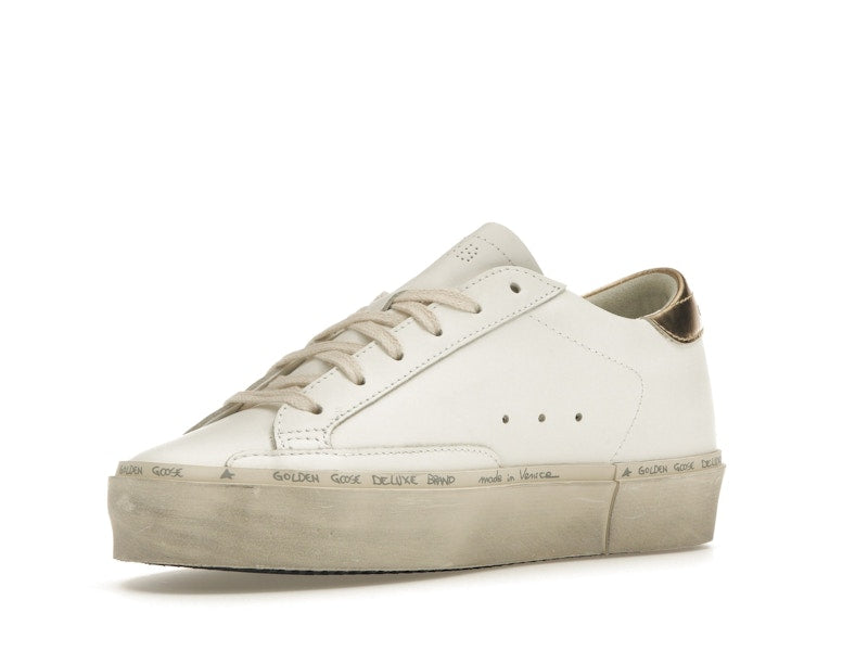 Golden Goose Hi Star White Glitter Gold (Women's)