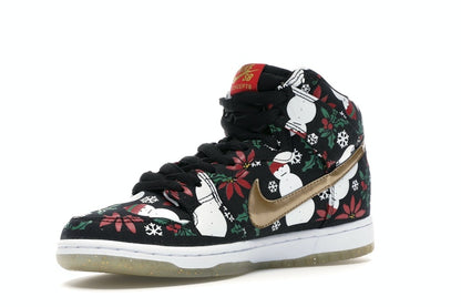 Nike SB Dunk High Concepts Ugly Christmas Sweater Black
