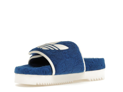 adidas x Gucci GG Platform Sandal Blue