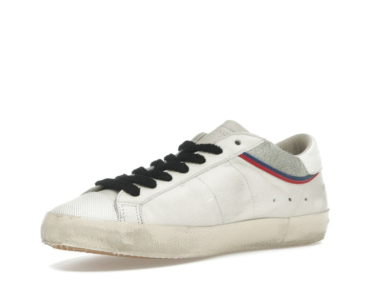 Golden Goose Super Star White Grey Red Blue