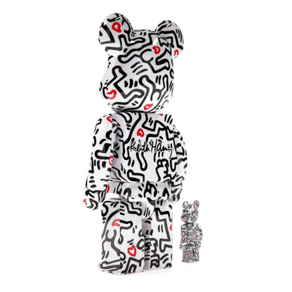 Bearbrick Keith Haring #8 100% & 400% Set