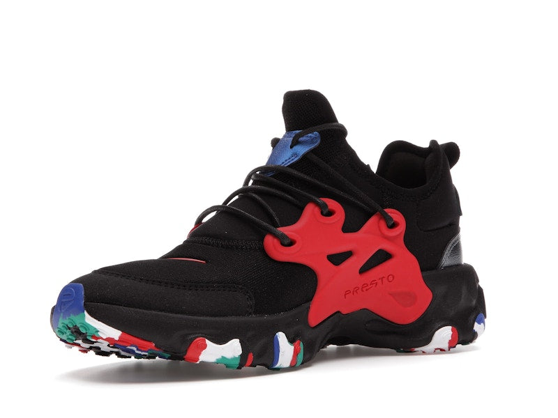 Nike React Presto Black Red Multicolor (GS)
