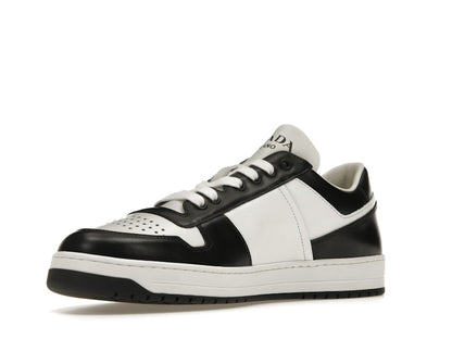 Prada Downtown Low Top Sneakers Leather White Black