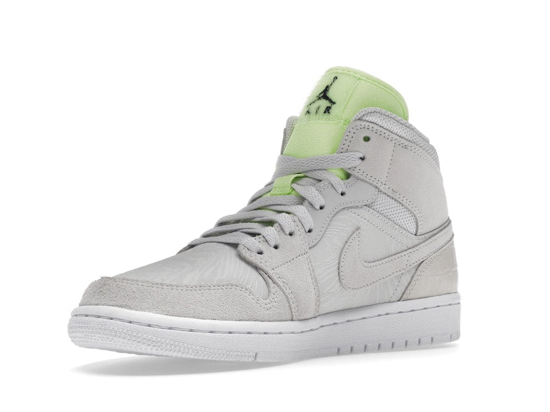 Jordan 1 Mid Vast Grey Ghost Green (Women's)