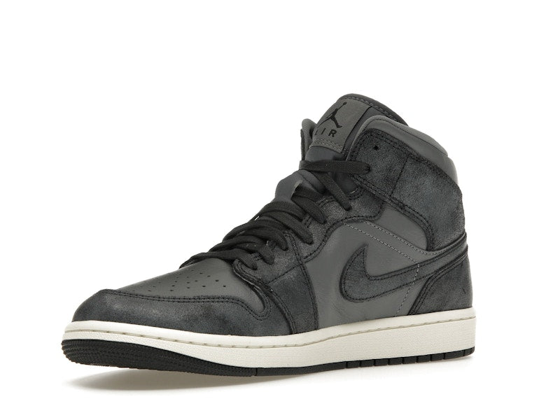 Jordan 1 Mid Distressed Smoke Grey (Women's)