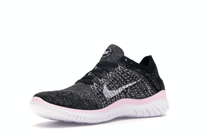 Nike Free RN Flyknit 2018 Black Pink Foam (Women's)