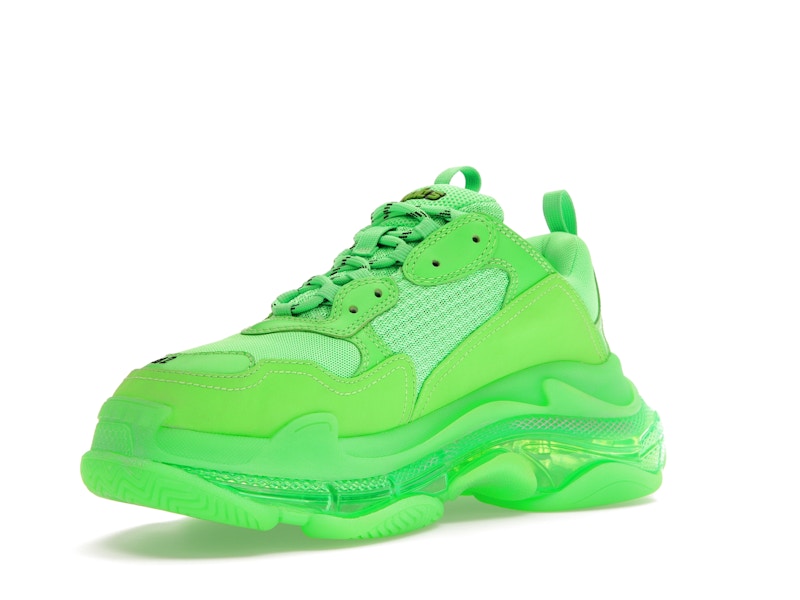 Balenciaga Triple S Neon Green Clear Sole