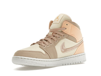 Jordan 1 Mid SE Canvas Khaki (Women's)