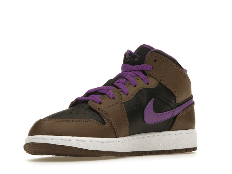 Jordan 1 Mid Purple Mocha (GS)