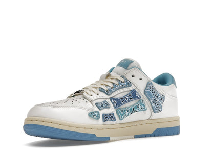 AMIRI Skel Top Low Bandana White Light Blue