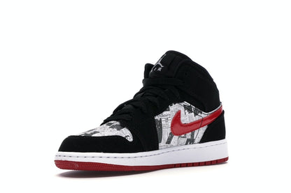 Jordan 1 Mid Newspaper Air Times (GS)